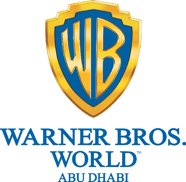Logo of Warner Bros. World Abu Dhabi